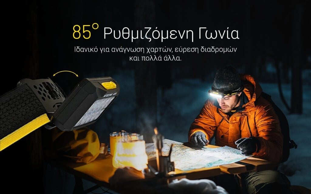 Φακός Κεφαλής LED Nitecore HU2000 | www.lightgear.gr