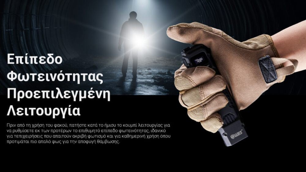 Επαναφορτιζόμενος Φακός Nitecore EDC29 UHI | www.lightgear.gr