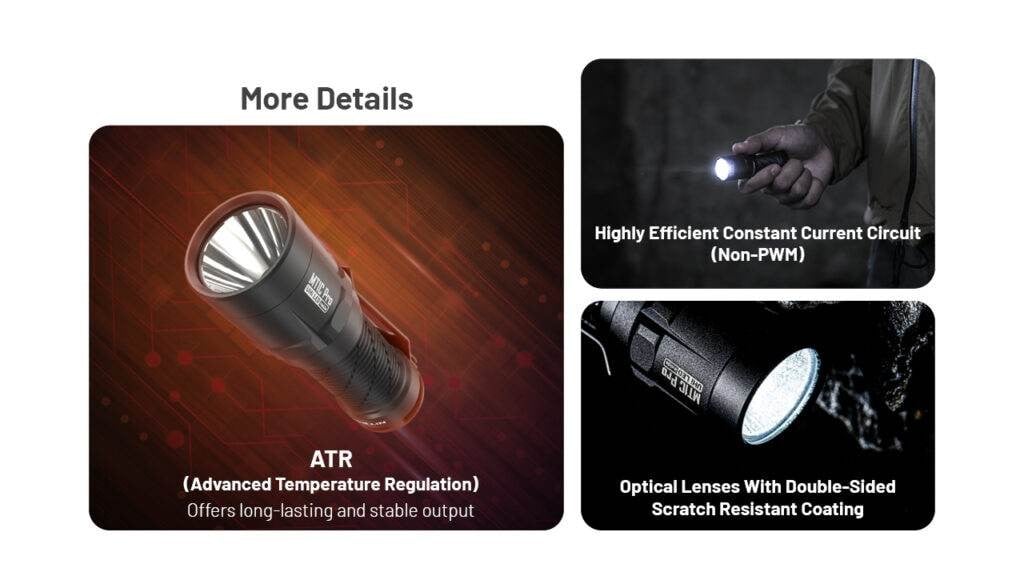 Επαναφορτιζόμενος Φακός Nitecore Multitask MT1C Pro | www.lightgear.gr