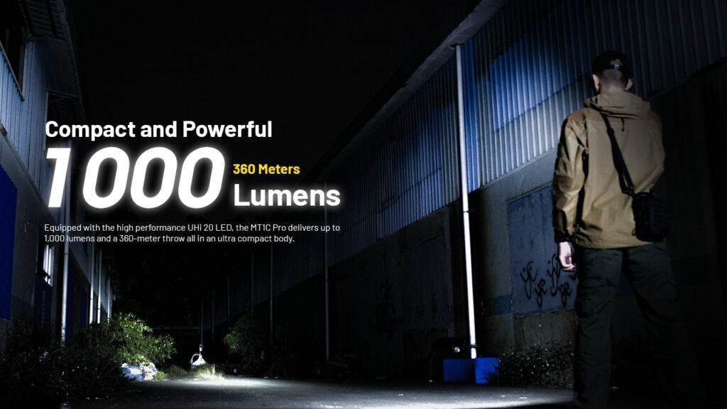 Επαναφορτιζόμενος Φακός Nitecore Multitask MT1C Pro | www.lightgear.gr