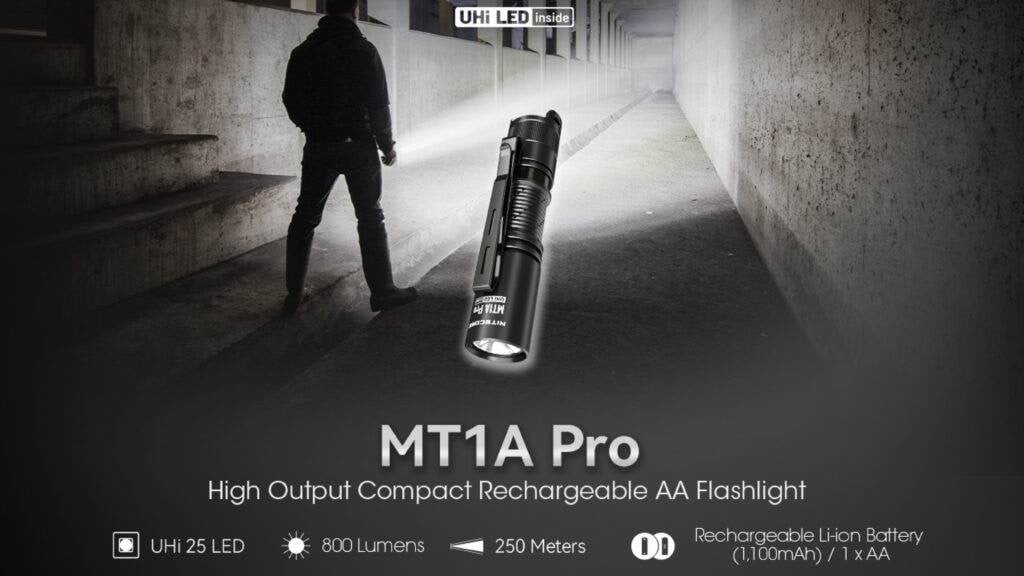 Επαναφορτιζόμενος Φακός Nitecore Multitask Hybrid MT1A Pro | www.lightgear.gr