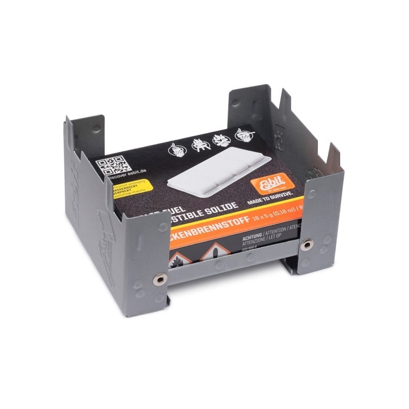 Εστία Στερεού Καυσίμου Esbit Μικρή 16x5gr | www.lightgear.gr