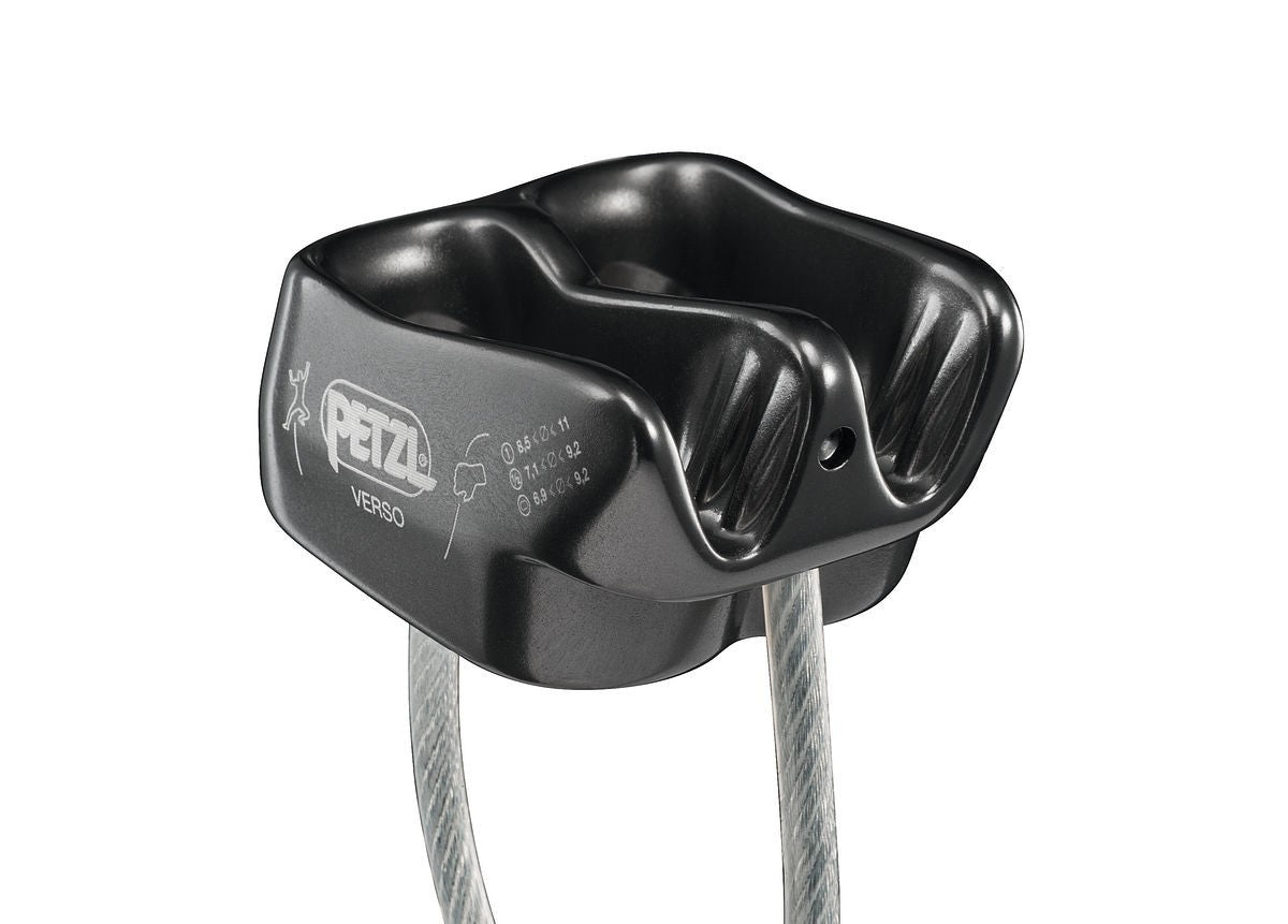 Συσκευή Ασφάλισης - Καταβατήρας Petzl Verso Grey | www.lightgear.gr