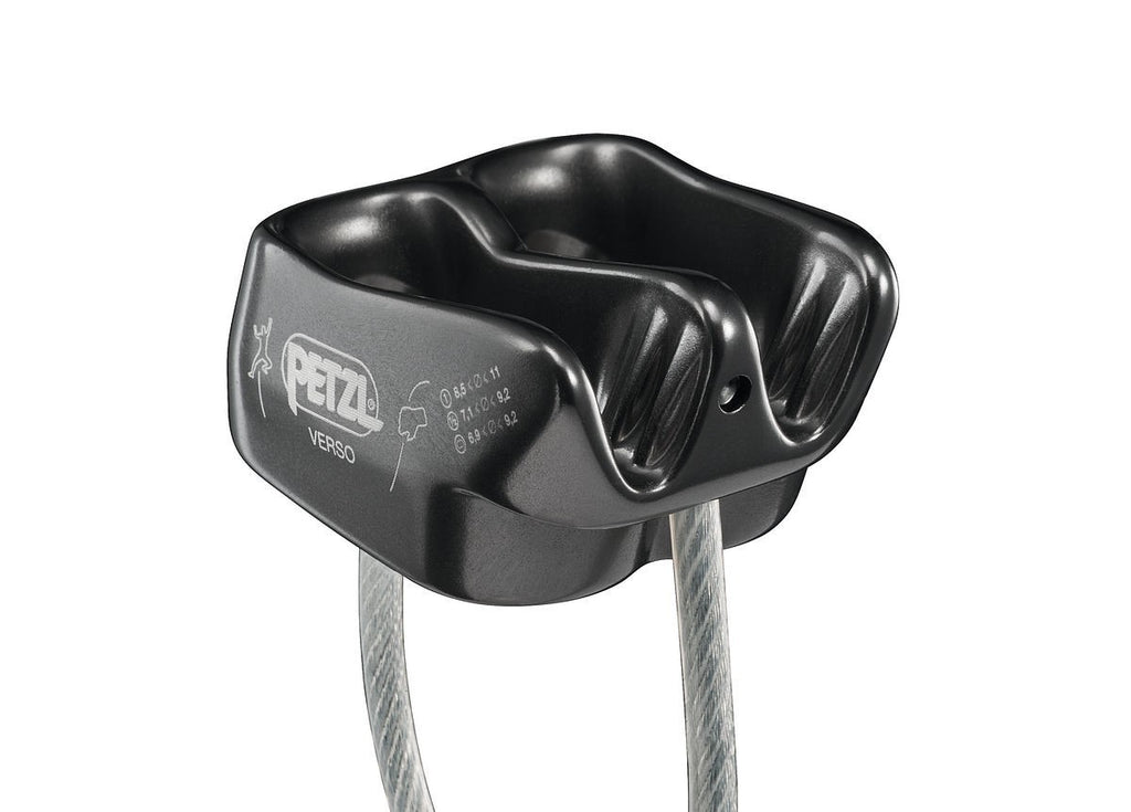 Συσκευή Ασφάλισης - Καταβατήρας Petzl Verso Grey | www.lightgear.gr