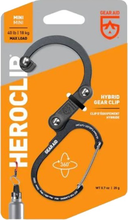 Βάση Στήριξης Εξοπλισμού GearAid Heroclip Mini Μαύρο | www.lightgear.gr