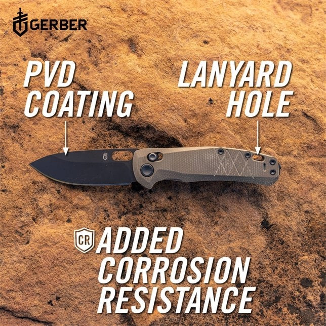 Σουγιάς Gerber Scout Λαδί | www.lightgear.gr