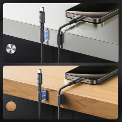 Καλώδιο Joyroom S-A50 Unlimited Series 60W USB-C - USB-C με Magnetic Organizer 1,2m | www.lightgear.gr