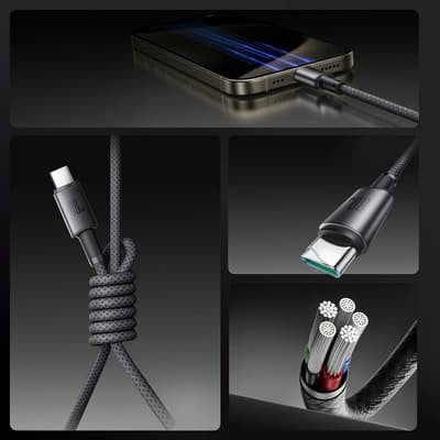 Καλώδιο Joyroom S-A50 Unlimited Series 60W USB-C - USB-C με Magnetic Organizer 1,2m | www.lightgear.gr