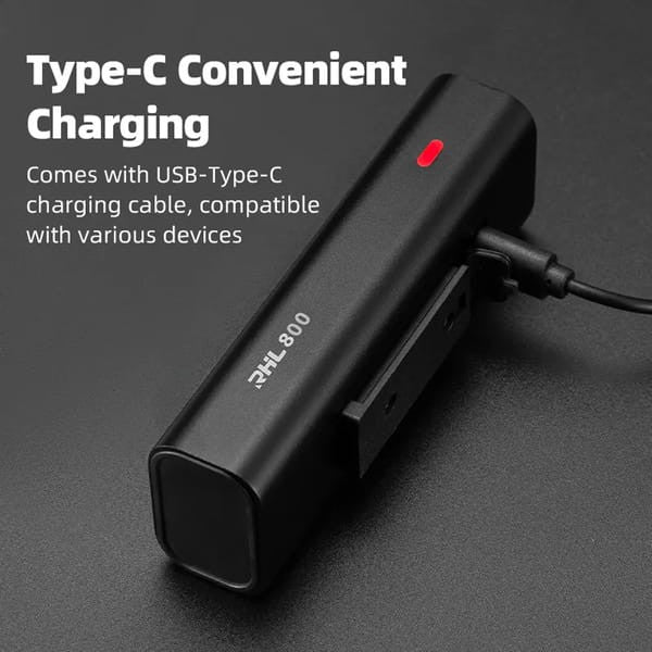 Φως Ποδηλάτου Εμπρός Rockbros 800 lm USB | www.lightgear.gr