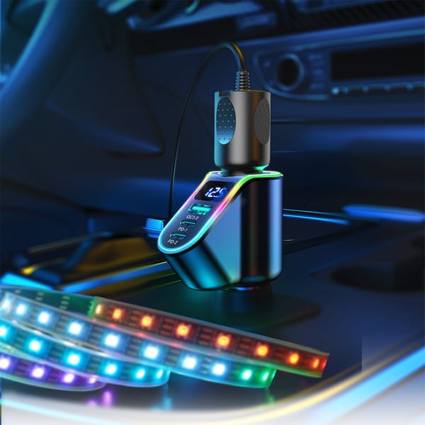 Φορτιστής Αυτοκινήτου Joyroom 4in1 USB-A QC3.0 / 2xUSB-C PD 150W (JR-CL21) | www.lightgear.gr