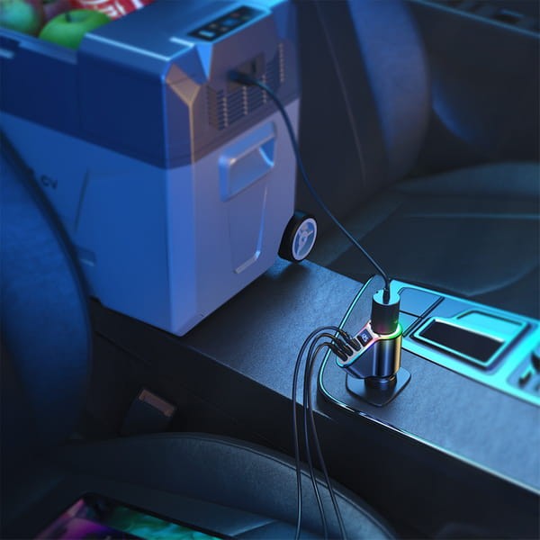 Φορτιστής Αυτοκινήτου Joyroom 4in1 USB-A QC3.0 / 2xUSB-C PD 150W (JR-CL21) | www.lightgear.gr