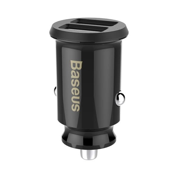 Φορτιστής Αυτοκινήτου Baseus Grain Mini Charger 2x USB-A 3.1A (CCALL-ML01) | www.lightgear.gr