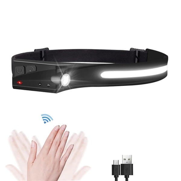 Φακός Κεφαλής LED Αδιάβροχος IPX4 Motion Sensor USB-C 350lm | www.lightgear.gr