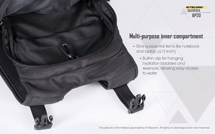 Σακίδιο Nitecore Backpack BP20 | www.lightgear.gr