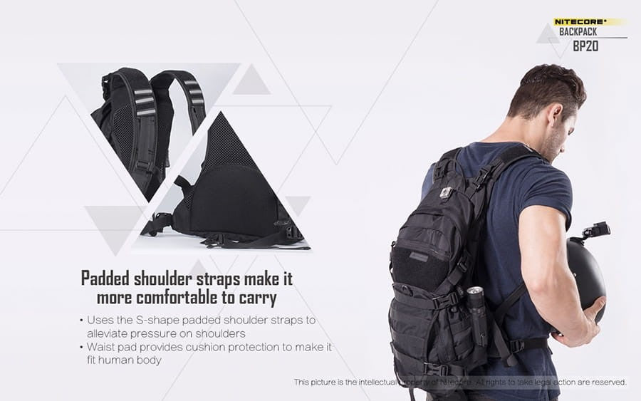 Σακίδιο Nitecore Backpack BP20 | www.lightgear.gr
