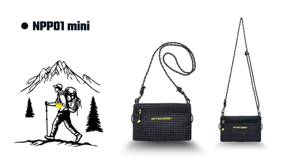 Τσαντάκι Nitecore NPP01 Mini Outdoor Sacoche Bag | www.lightgear.gr