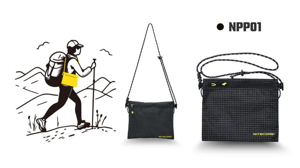 Τσαντάκι Nitecore NPP01 Outdoor Sacoche Bag | www.lightgear.gr