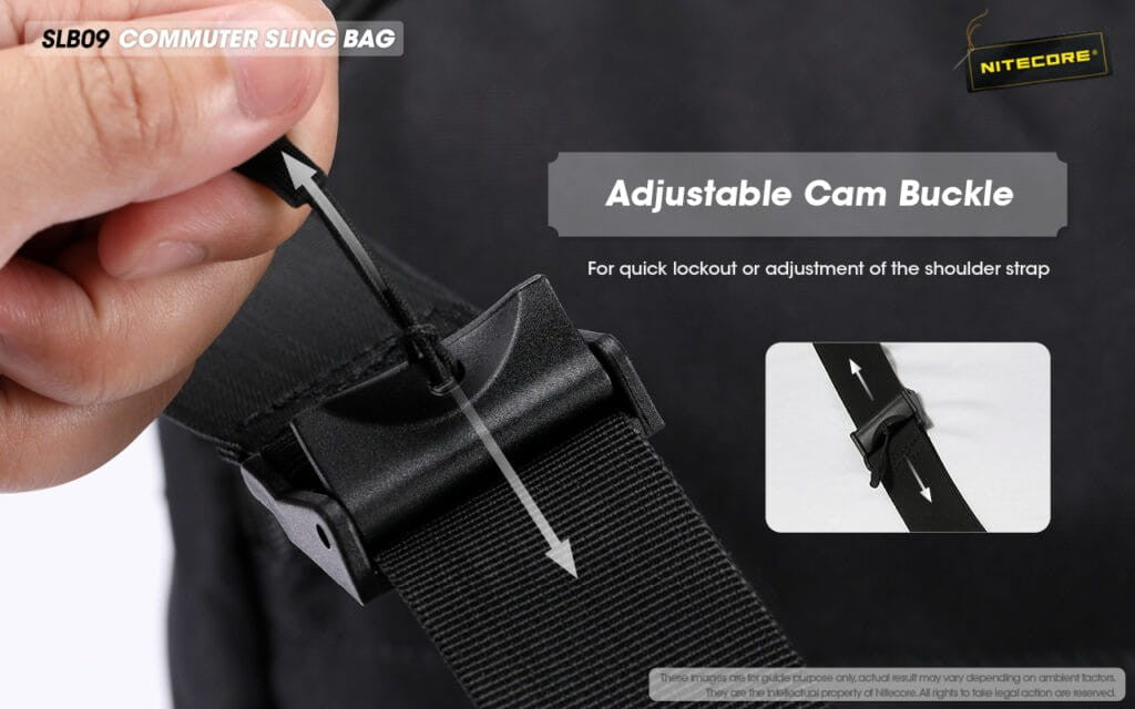 Τσαντάκι Nitecore EDC SLB09 High Strength 500D Polyester Fabric 9lt | www.lightgear.gr