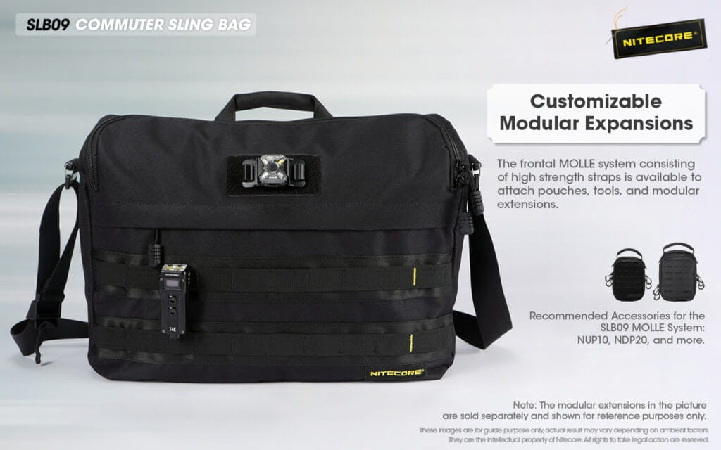 Τσαντάκι Nitecore EDC SLB09 High Strength 500D Polyester Fabric 9lt | www.lightgear.gr