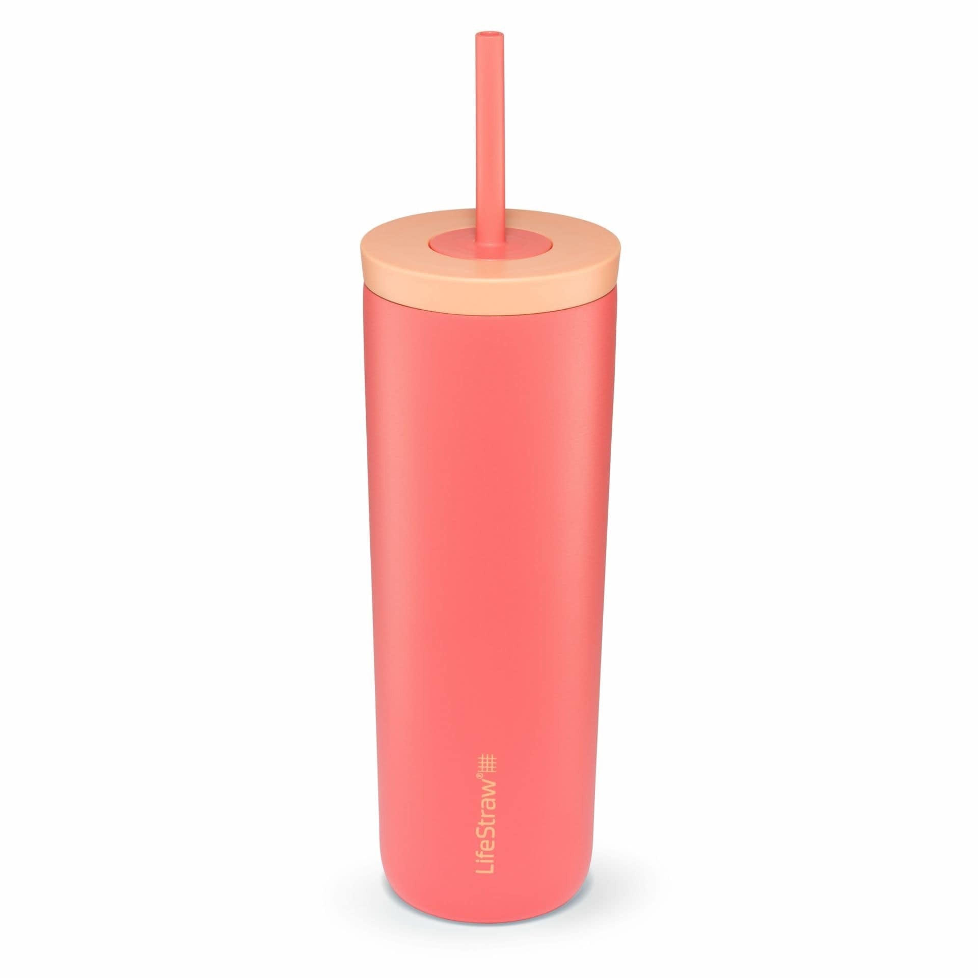 Ανοξείδωτο Παγούρι με Φίλτρο Νερού Lifestraw Tumbler Go Steel 530ml Apricot | www.lightgear.gr