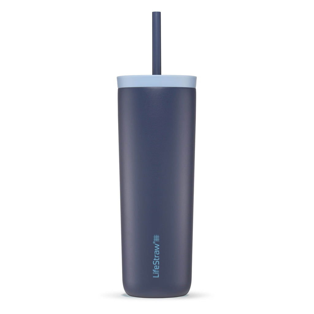 Ανοξείδωτο Παγούρι με Φίλτρο Νερού Lifestraw Tumbler Go Steel 530ml Aegean Sea | www.lightgear.gr