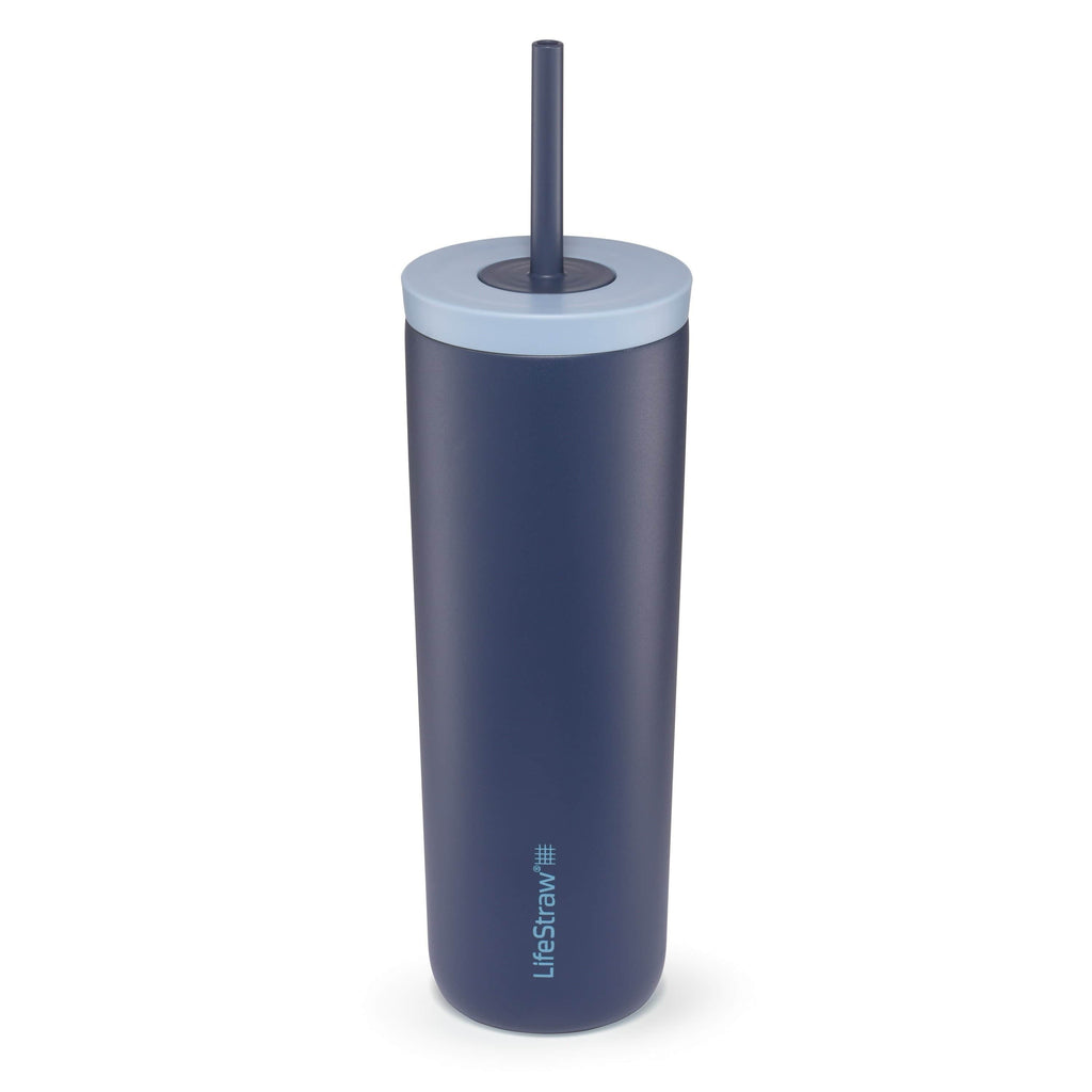 Ανοξείδωτο Παγούρι με Φίλτρο Νερού Lifestraw Tumbler Go Steel 530ml Aegean Sea | www.lightgear.gr