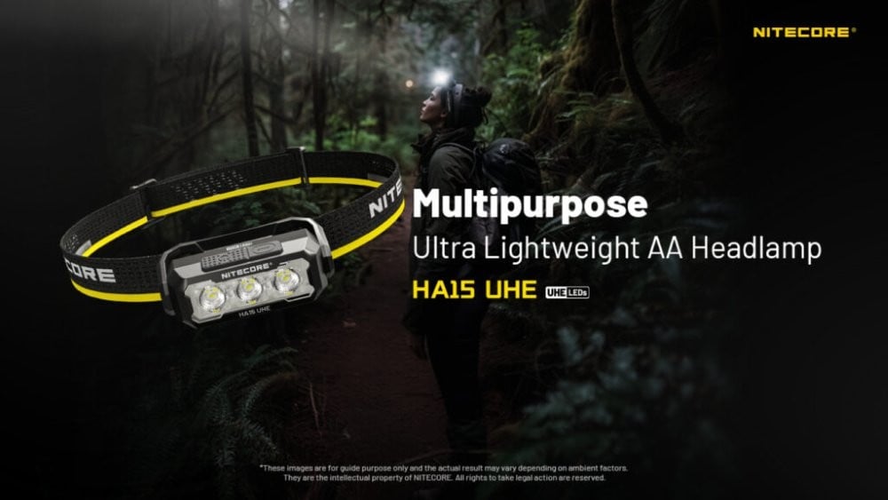 Φακός Κεφαλής LED Nitecore HA15 UHE 400 Lumens | www.lightgear.gr