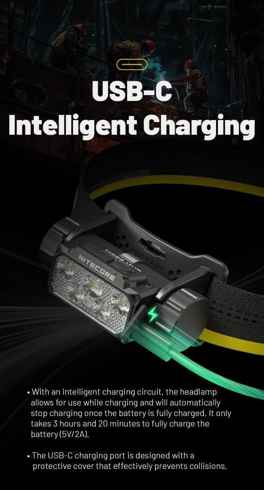 Φακός Κεφαλής LED Nitecore HC70 UHE | www.lightgear.gr