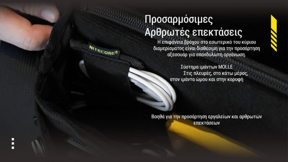 Τσαντάκι Nitecore EDC SLB06 High Strength 500D Cordura 7lt | www.lightgear.gr