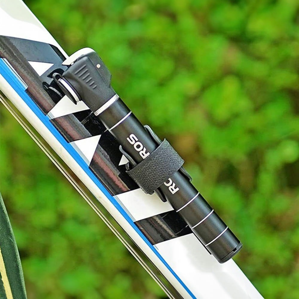 Τρόμπα Ποδηλάτου Χειρός Rockbros JG-1040B 100psi-7bar 2x3x17cm | www.lightgear.gr