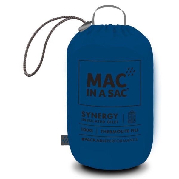 Ανδρικό Γιλέκο Mac In A Sac Synergy Μπλε | www.lightgear.gr