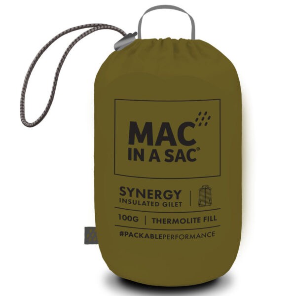 Ανδρικό Γιλέκο Mac In A Sac Synergy Χακί | www.lightgear.gr