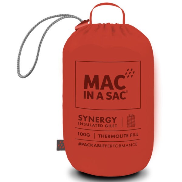 Ανδρικό Γιλέκο Mac In A Sac Synergy Πορτοκαλί | www.lightgear.gr