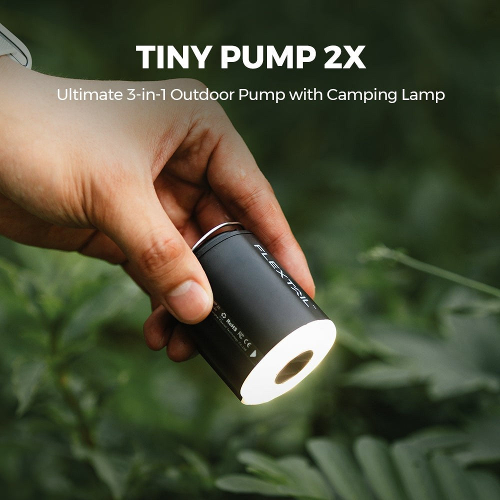 Επαναφορτιζόμενη Τρόμπα Flextail Tiny Pump 2X 3in1 | www.lightgear.gr