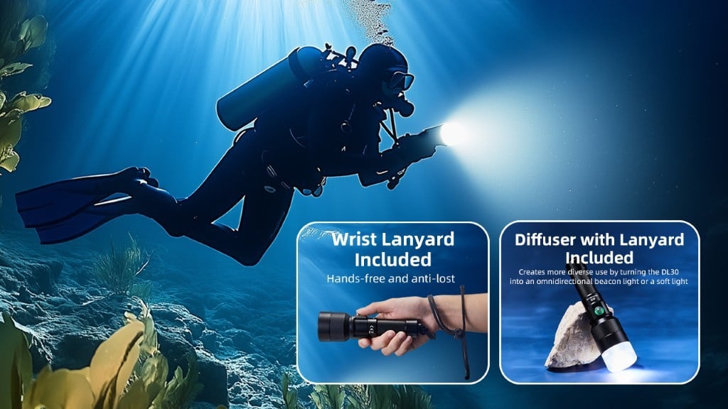 Φακός Κατάδυσης Nitecore DL30 | www.lightgear.gr