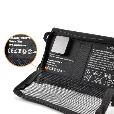 Αναδιπλούμενο Φωτοβολταϊκό Πάνελ Choetech SC001 19W | www.lightgear.gr