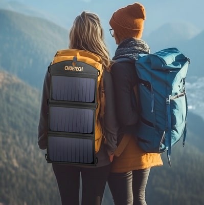 Αναδιπλούμενο Φωτοβολταϊκό Πάνελ Choetech SC001 19W | www.lightgear.gr