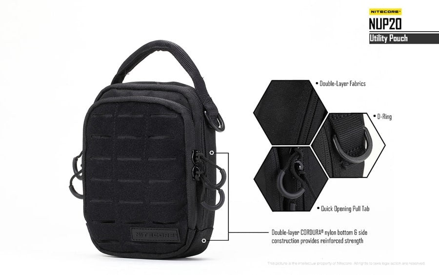 Τσαντάκι Ώμου Nitecore Tactical Pouch NUP20 | www.lightgear.gr