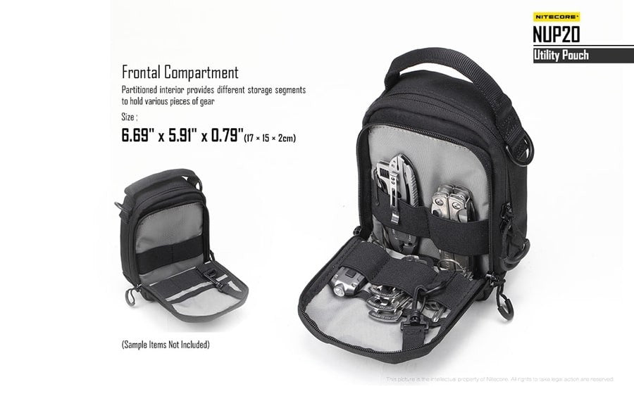 Τσαντάκι Ώμου Nitecore Tactical Pouch NUP20 | www.lightgear.gr