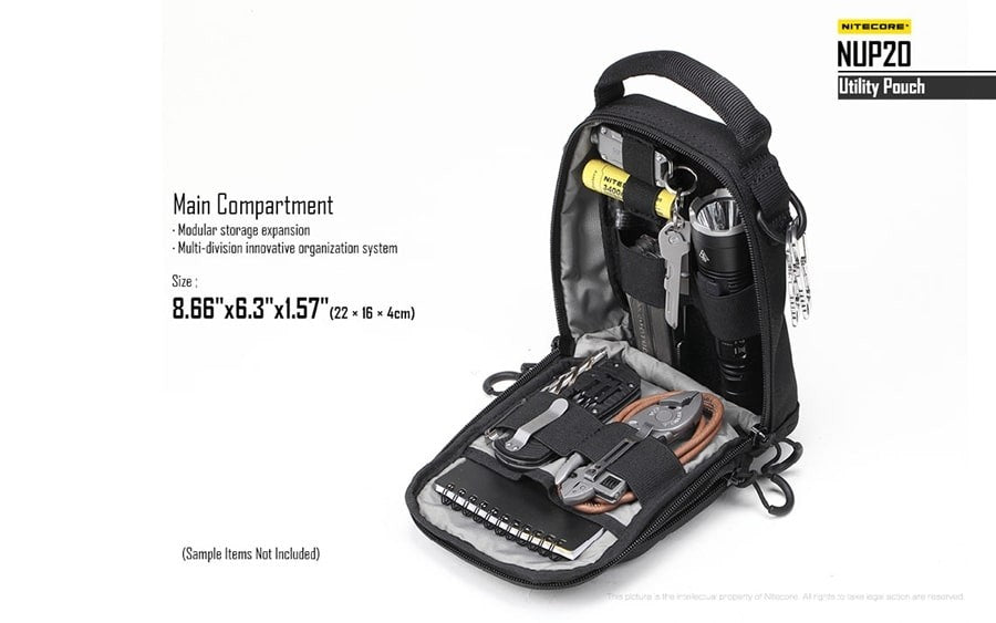 Τσαντάκι Ώμου Nitecore Tactical Pouch NUP20 | www.lightgear.gr