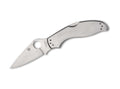 Σουγιάς Spyderco UpTern Silver PlainEdge | www.lightgear.gr
