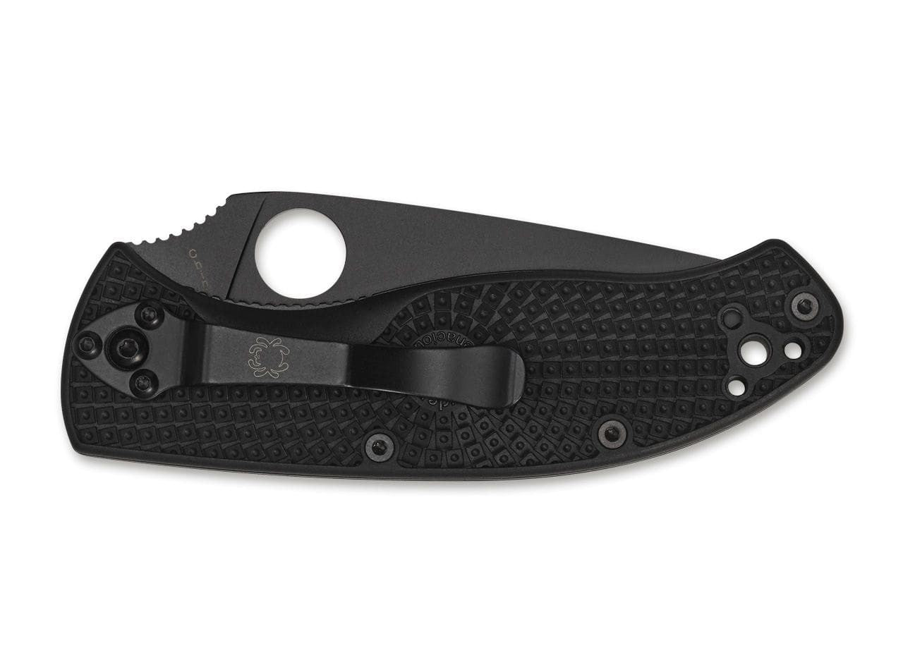 Σουγιάς Spyderco Tenacious Lightweight Black Plain | www.lightgear.gr