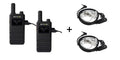 Ασύρματος Πομποδέκτης Retevis B63S, PMR16 + 2x G-Hook earpiece C9250A (Walkie Talkie) | www.lightgear.gr