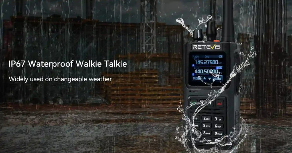 Ασύρματος Πομποδέκτης Retevis C1, VHF/UHF, 5W, Αδιάβροχος IP67 (EU) | www.lightgear.gr