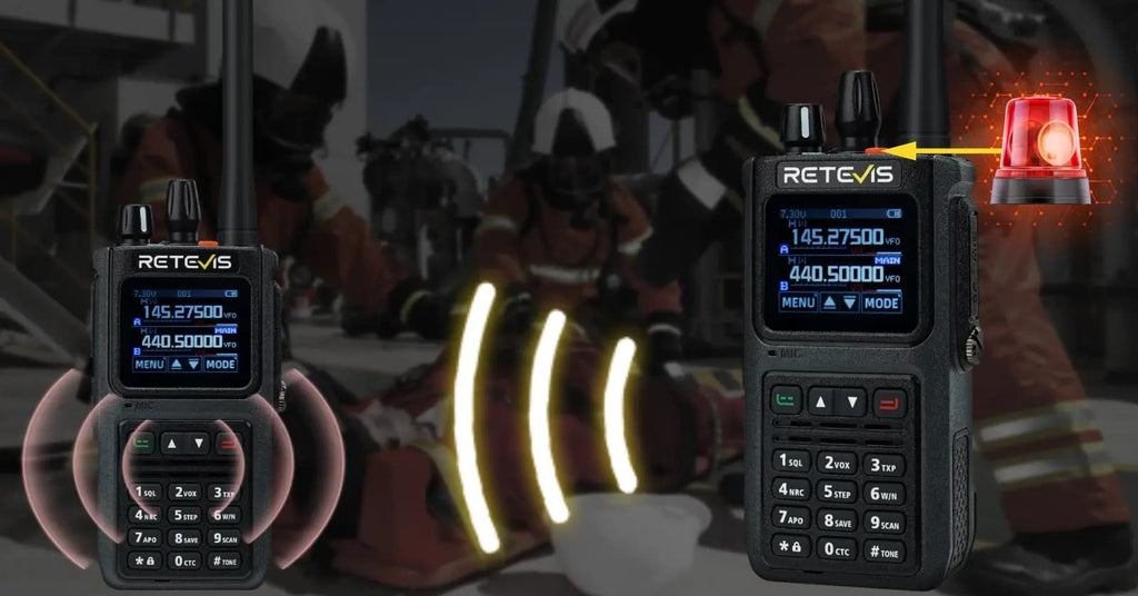 Ασύρματος Πομποδέκτης Retevis C1, VHF/UHF, 5W, Αδιάβροχος IP67 (EU) | www.lightgear.gr