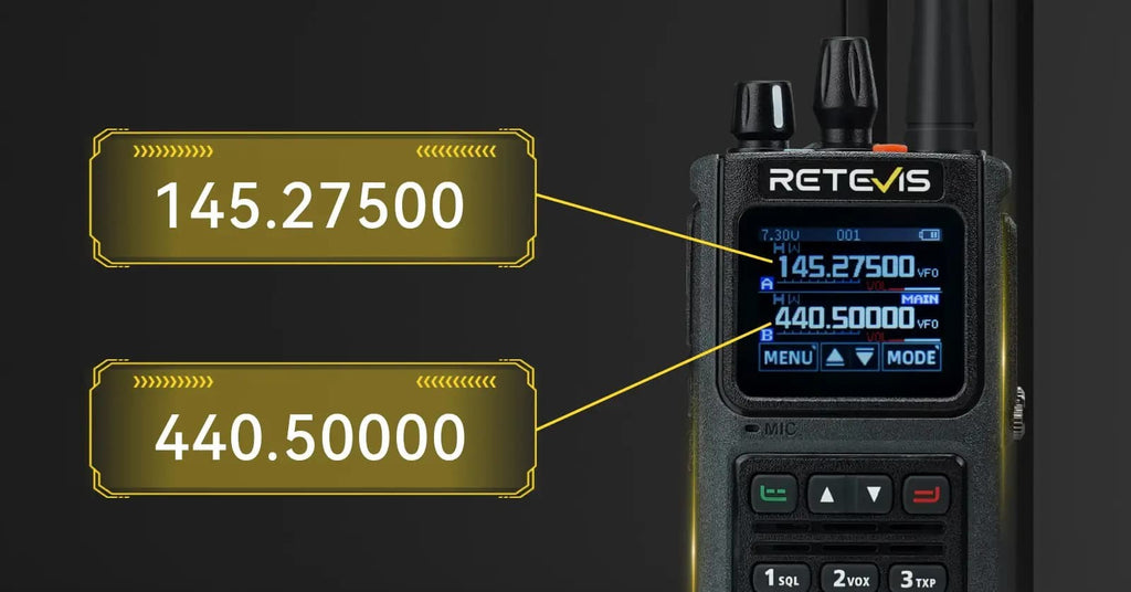 Ασύρματος Πομποδέκτης Retevis C1, VHF/UHF, 5W, Αδιάβροχος IP67 (EU) | www.lightgear.gr