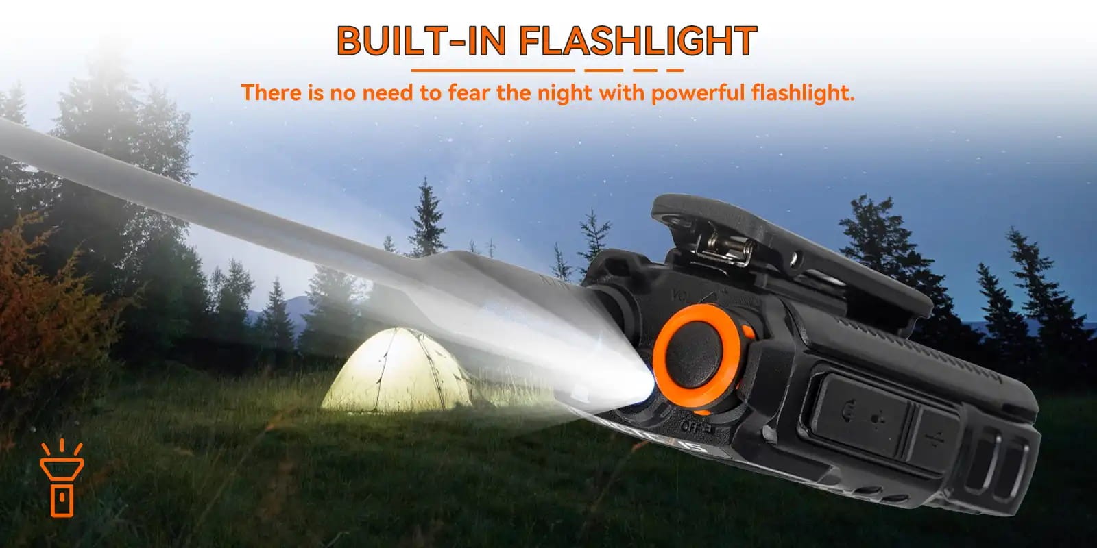 Ασύρματος Πομποδέκτης Retevis RA79, VHF/UHF, 5W, Aviation Band (EU) | www.lightgear.gr