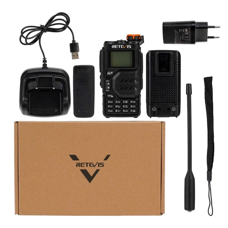Ασύρματος Πομποδέκτης Retevis RA79, VHF/UHF, 5W, Aviation Band (EU) | www.lightgear.gr