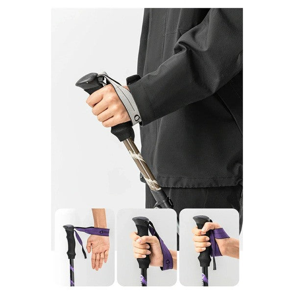 Μπατόν Πεζοπορίας Nordic Walking Qunature Aluminum 110-130 cm 1τεμ | www.lightgear.gr