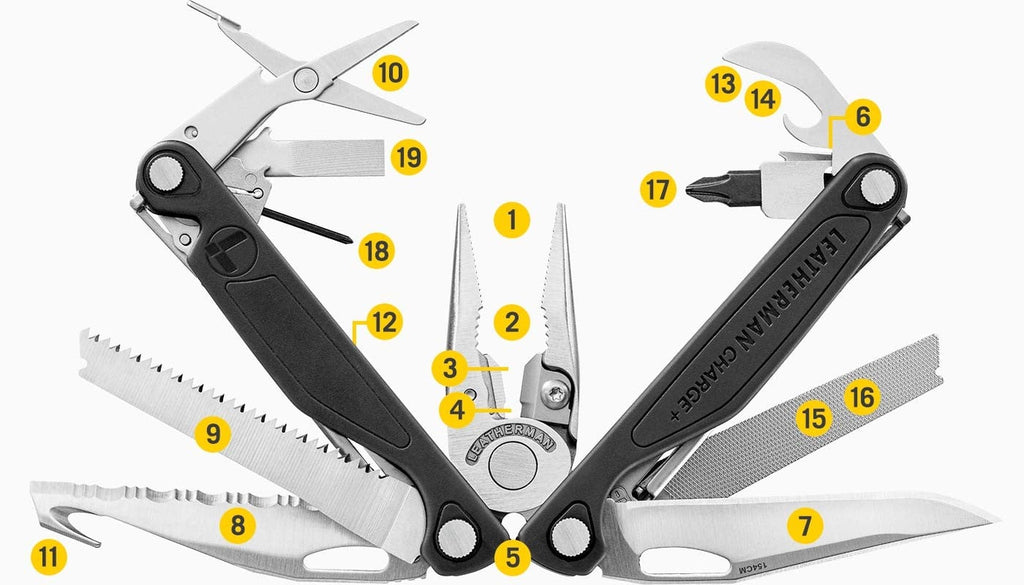Πολυεργαλείο Leatherman CHARGE Plus + Bits + Θήκη | www.lightgear.gr